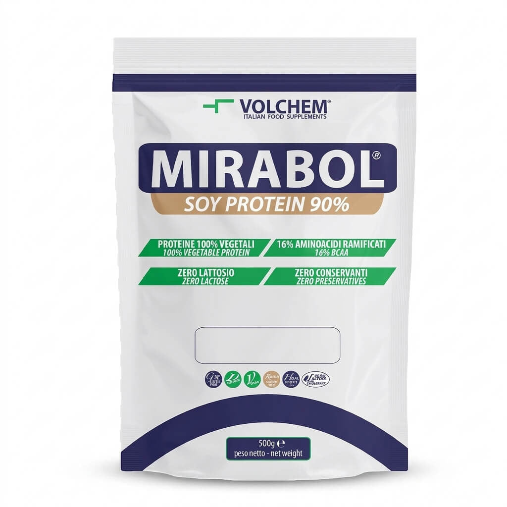 MIRABOL® SOY PROTEIN 90% 500g Gusto: Cioccolato gianduia/Mokaccino