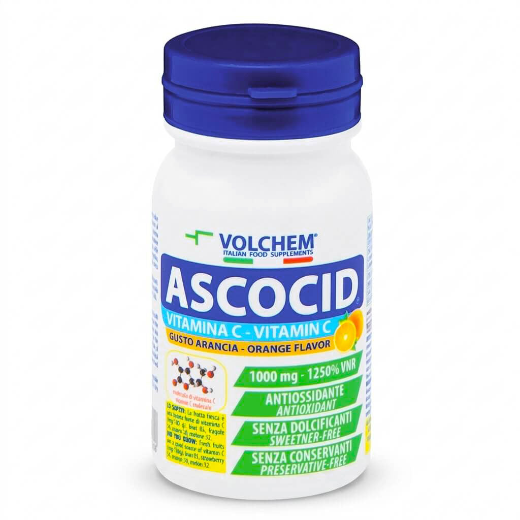 ASCOCID® 60 cpr da 500mg VITAMINA C - Gusto: Arancia