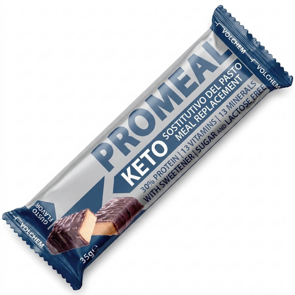PROMEAL® KETO sc.30 BARRETTE da 35g Gusti: Cacao/Cocco/Nocciola/Mandorla/Pistacchio