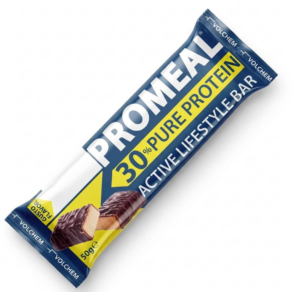 PROMEAL® ZONE40:30:30 sc. 24 BARRETTE da 50g Gusti: Cacao/Fragola/Caffè/Cereali/Cereali-Cacao/Cocco/Menta-cacao/Yogurt/Cookie/Nocciola/Tiramisù/Pistacchio/Amaretto/Passion Fruit/Caramel