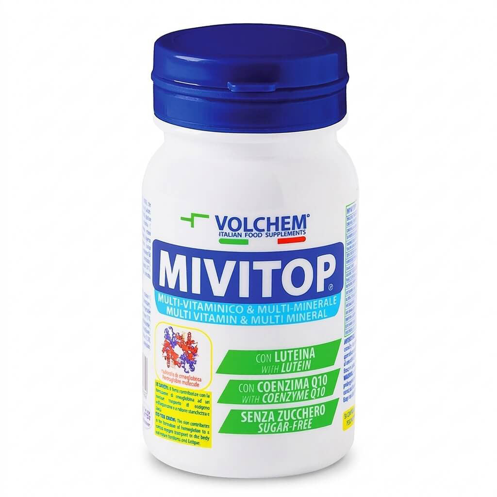 MIVITOP® 30 cpr da 1700mg MULTIVITAMINICO MINERALE COMPLETO CON COENZIMA Q10