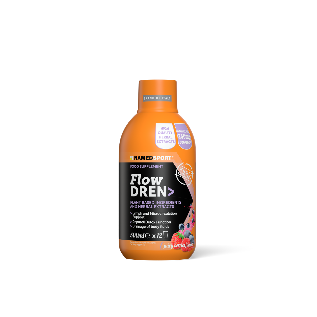 NAMEDSPORT Flow DREN Juicy Berries 500ml