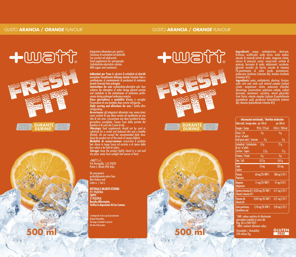+Watt Fresh Fit - Arancia