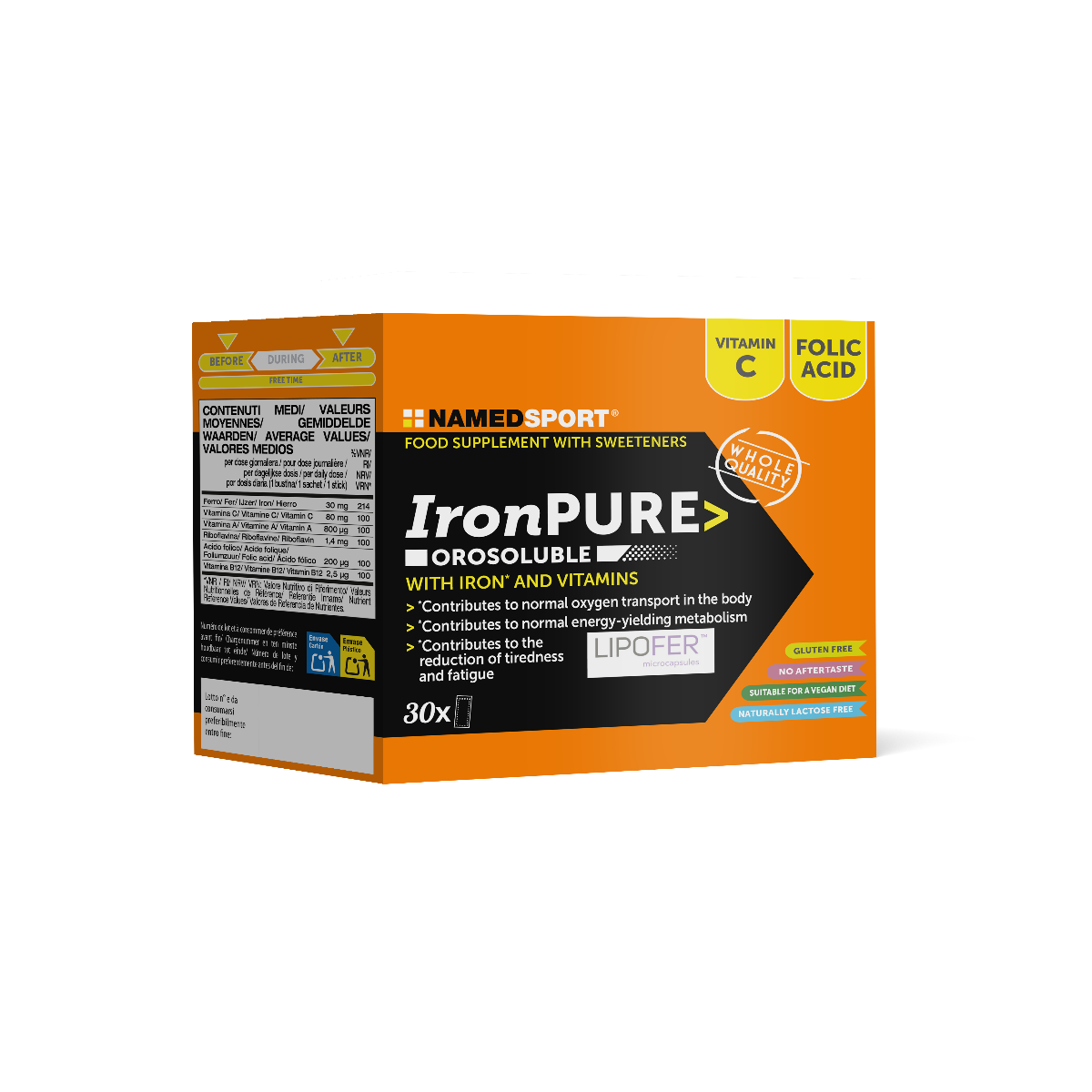 NAMEDSPORT IronPURE Uva 30 stick pack
