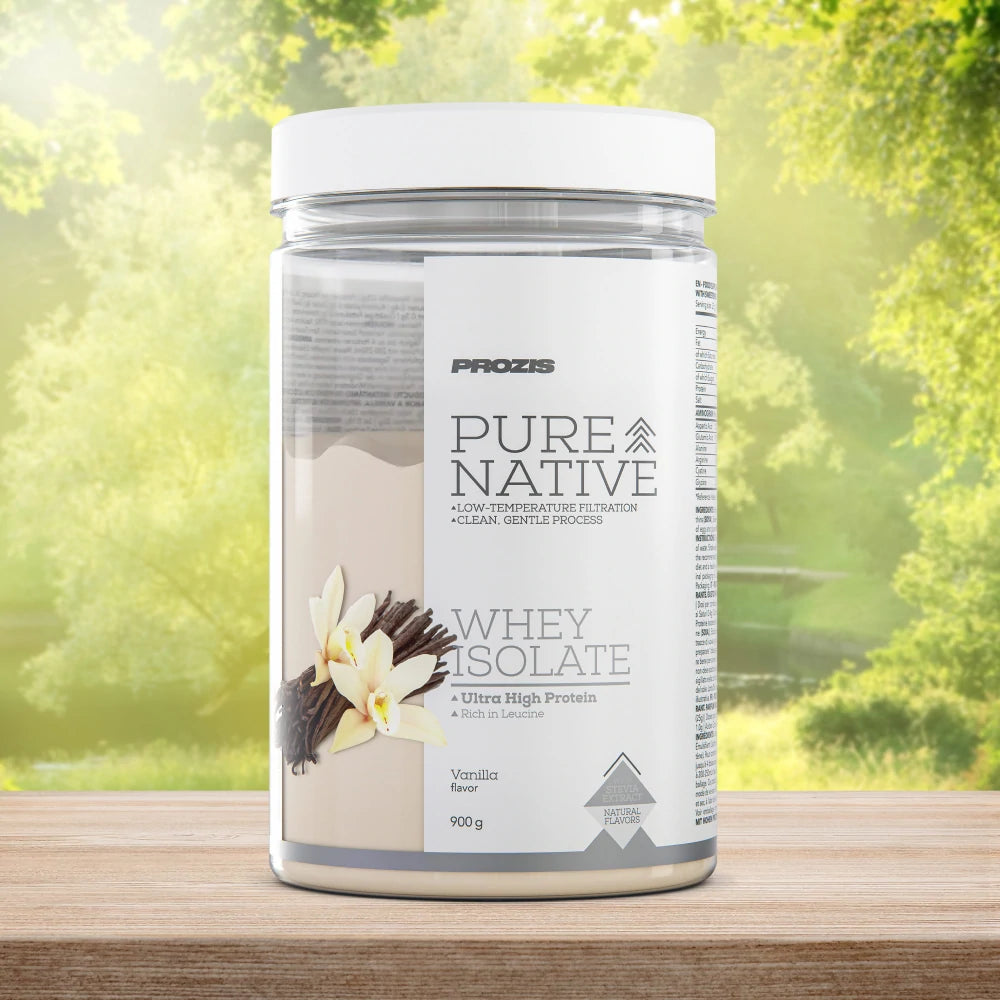 Natural Pure Native Whey Isolate 900 g VANIGLIA