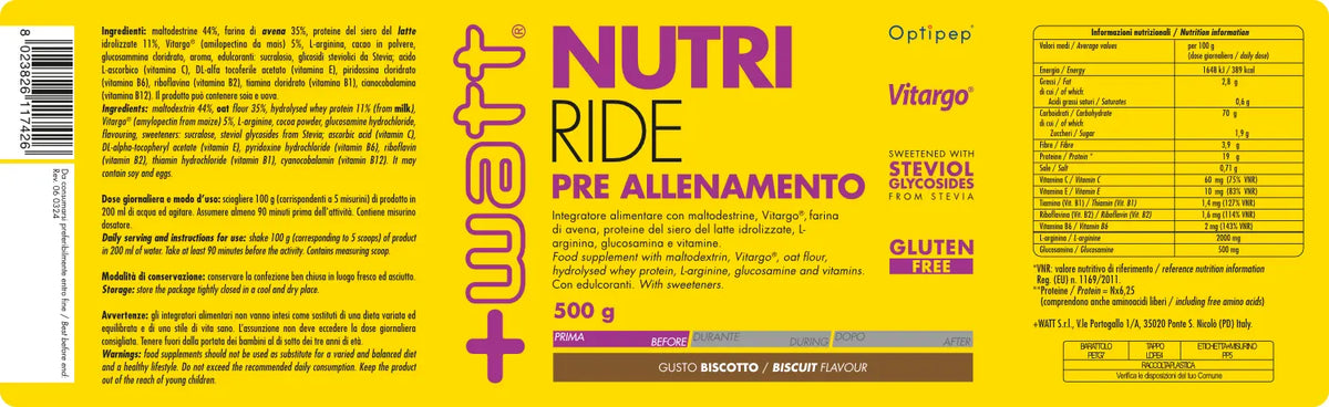+Watt Nutri Ride pre allenamento