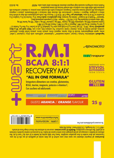 +Watt R.M.1 BCAA 8:1:1 Recovery Mix - Arancia