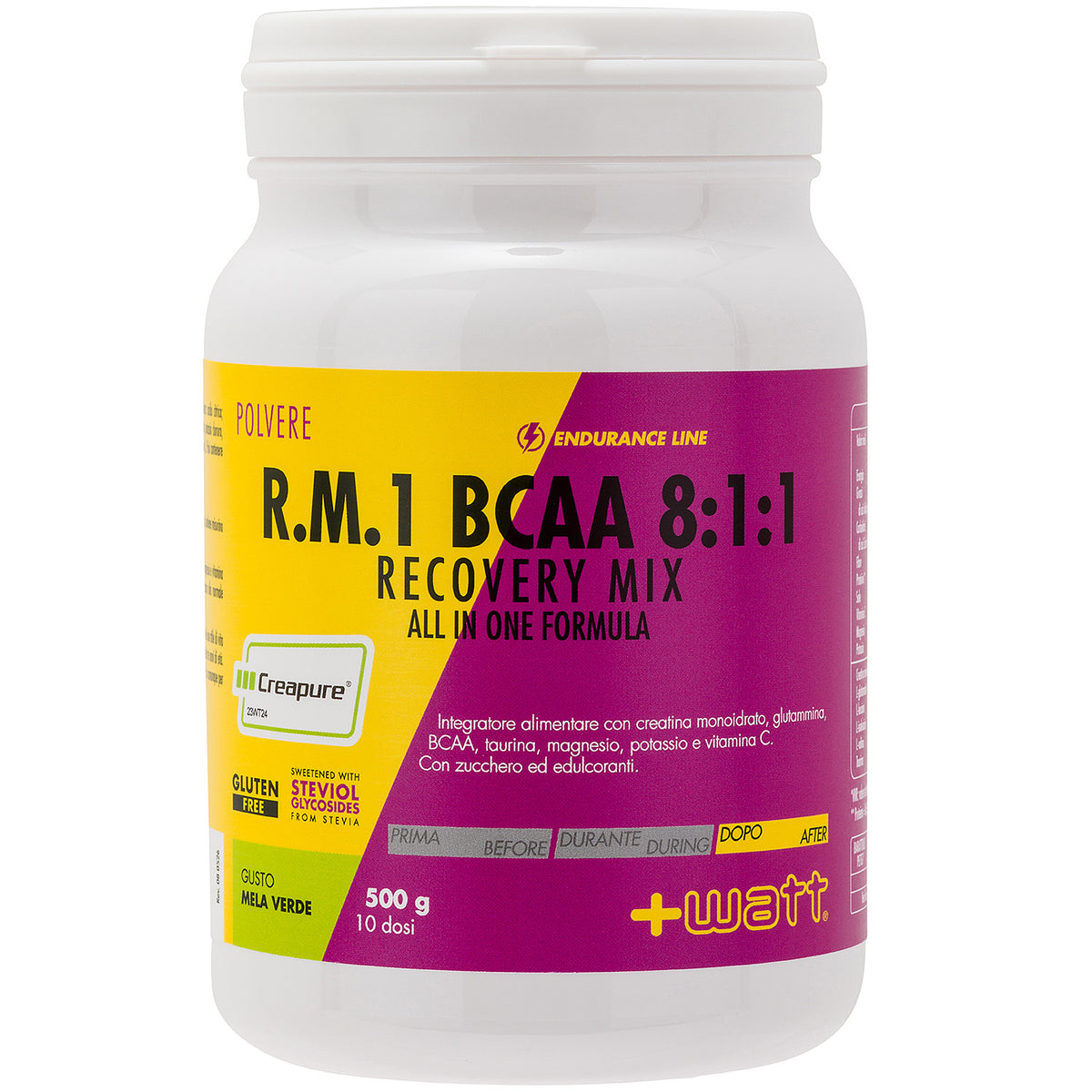 +Watt R.M.1 BCAA 8:1:1 Recovery Mix - Sprint Apple
