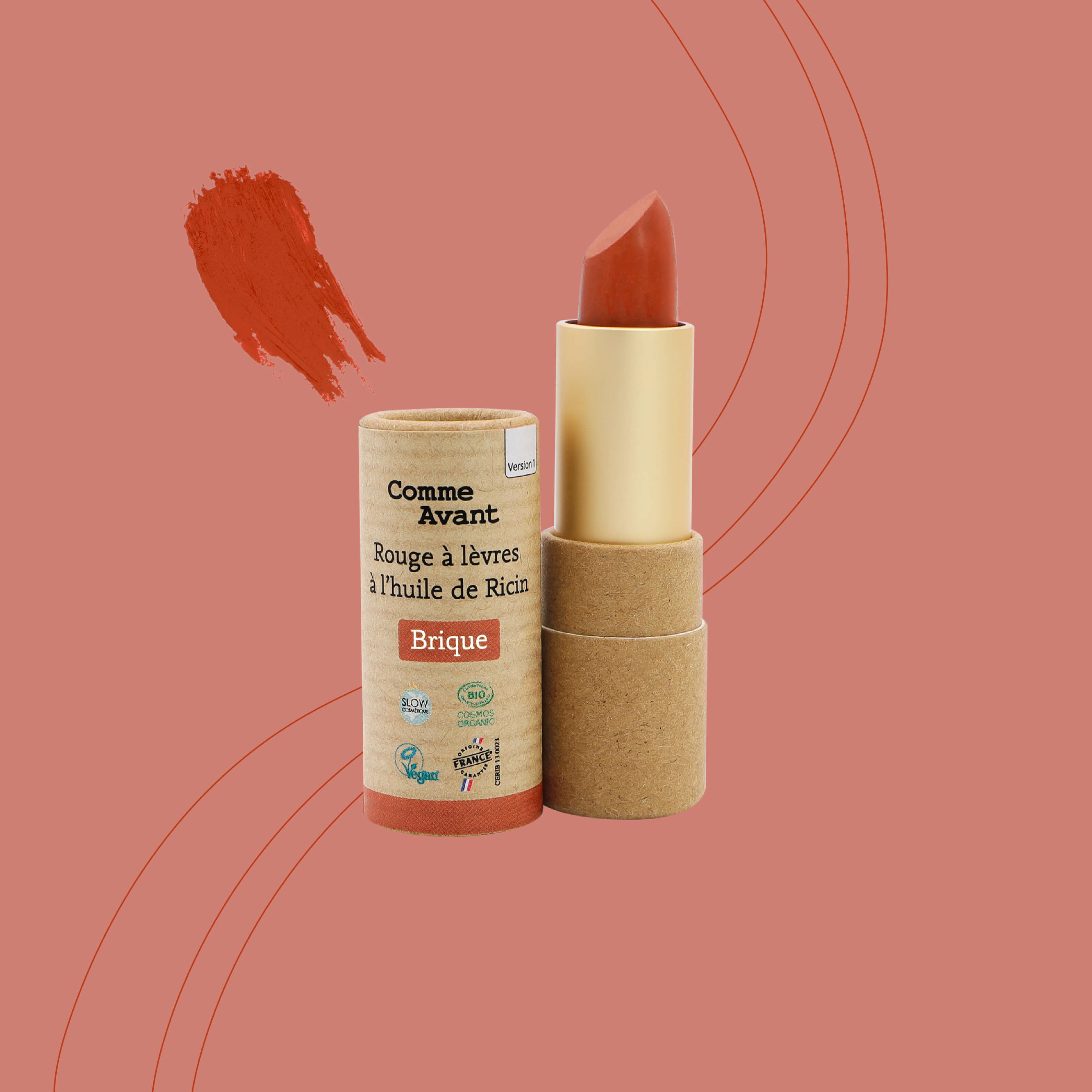 Rossetto Naturale all'Olio di Ricino - Comme Avant 4g