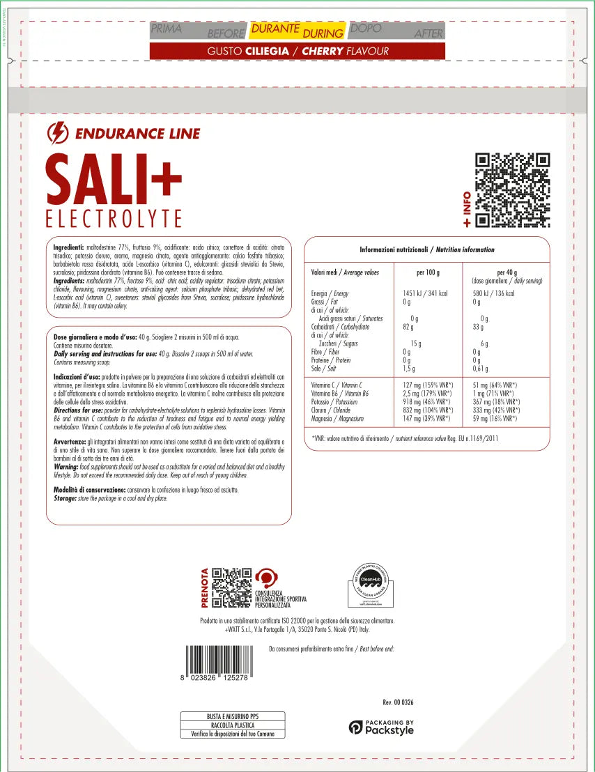 +Watt Sali+ Electrolyte - Ciliegia