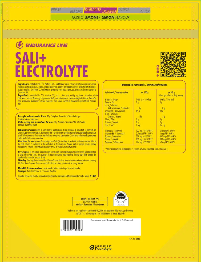 +Watt Sali+ Electrolyte - Limone