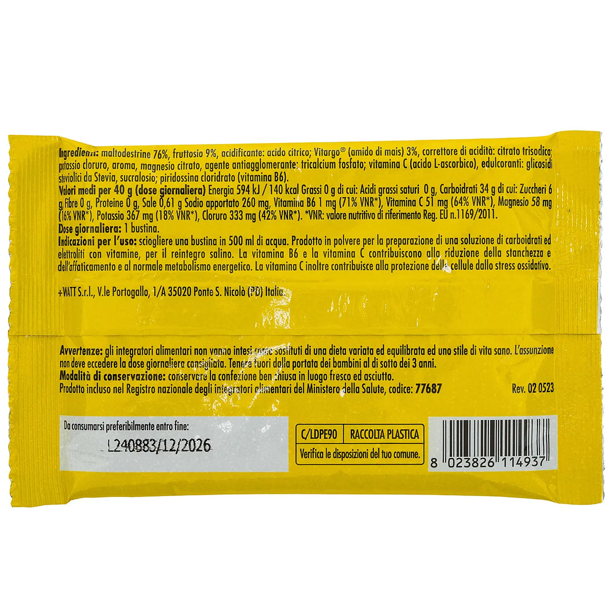 +Watt Sali+ Electrolyte Pocket Minerals - Arancia