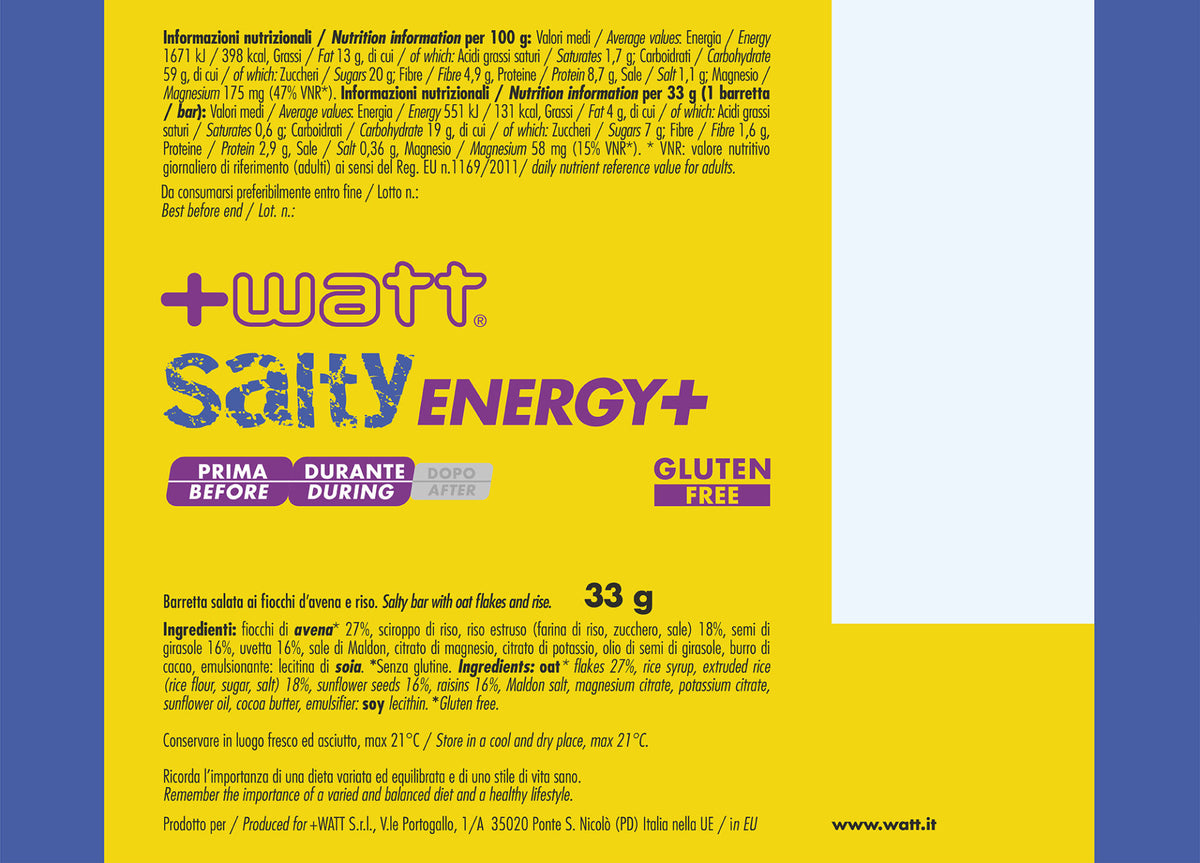 +Watt Salty Energy+ Barretta Salata