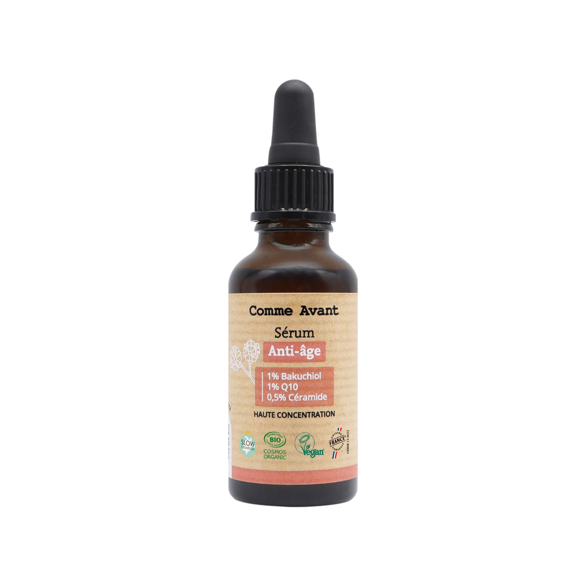 Serum Viso Anti-Età - Comme Avant 30ml (Bakuchiol, Q10, Ceramide)