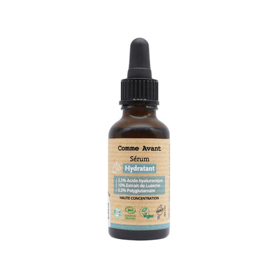 Serum Viso Idratante - Comme Avant 30ml (Acido Ialuronico, Erba Medica, Poliglutammato)