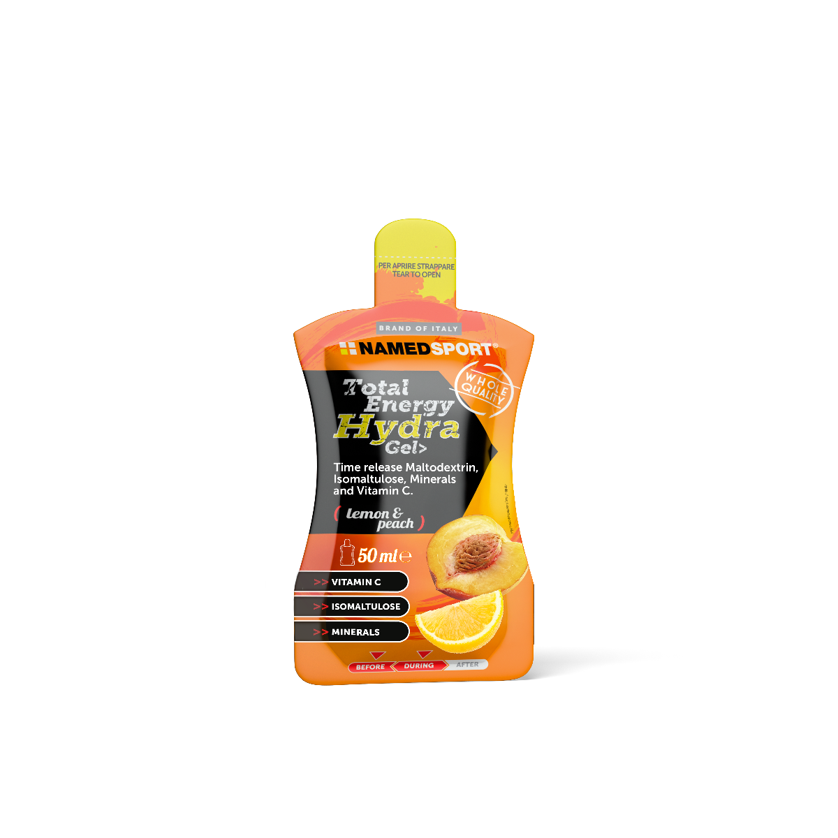 NAMEDSPORT Total Energy Hydra Gel Lemon & Peach