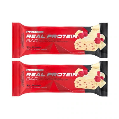 Real Protein Bar - White Chocolate & Raspberries