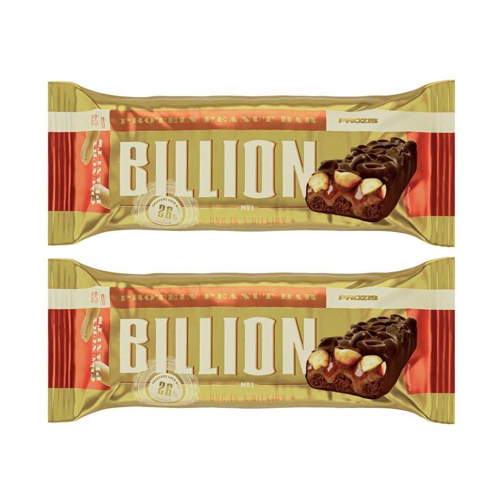 Billion - Barretta Proteica - Arachidi e cioccolato al latte