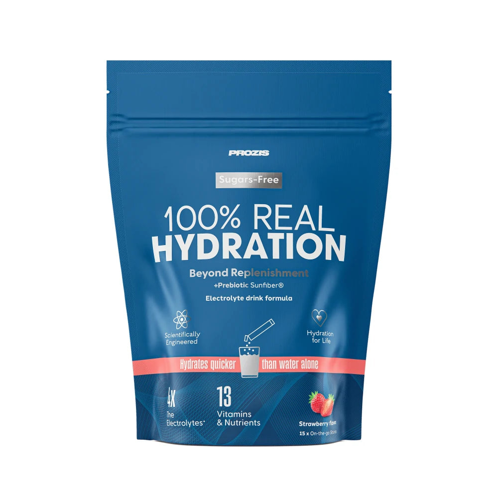 100% Real Hydration - Elettroliti in Polvere - Fragola