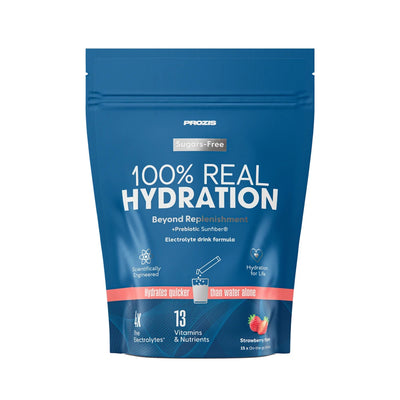 100% Real Hydration - Elettroliti in Polvere - Fragola