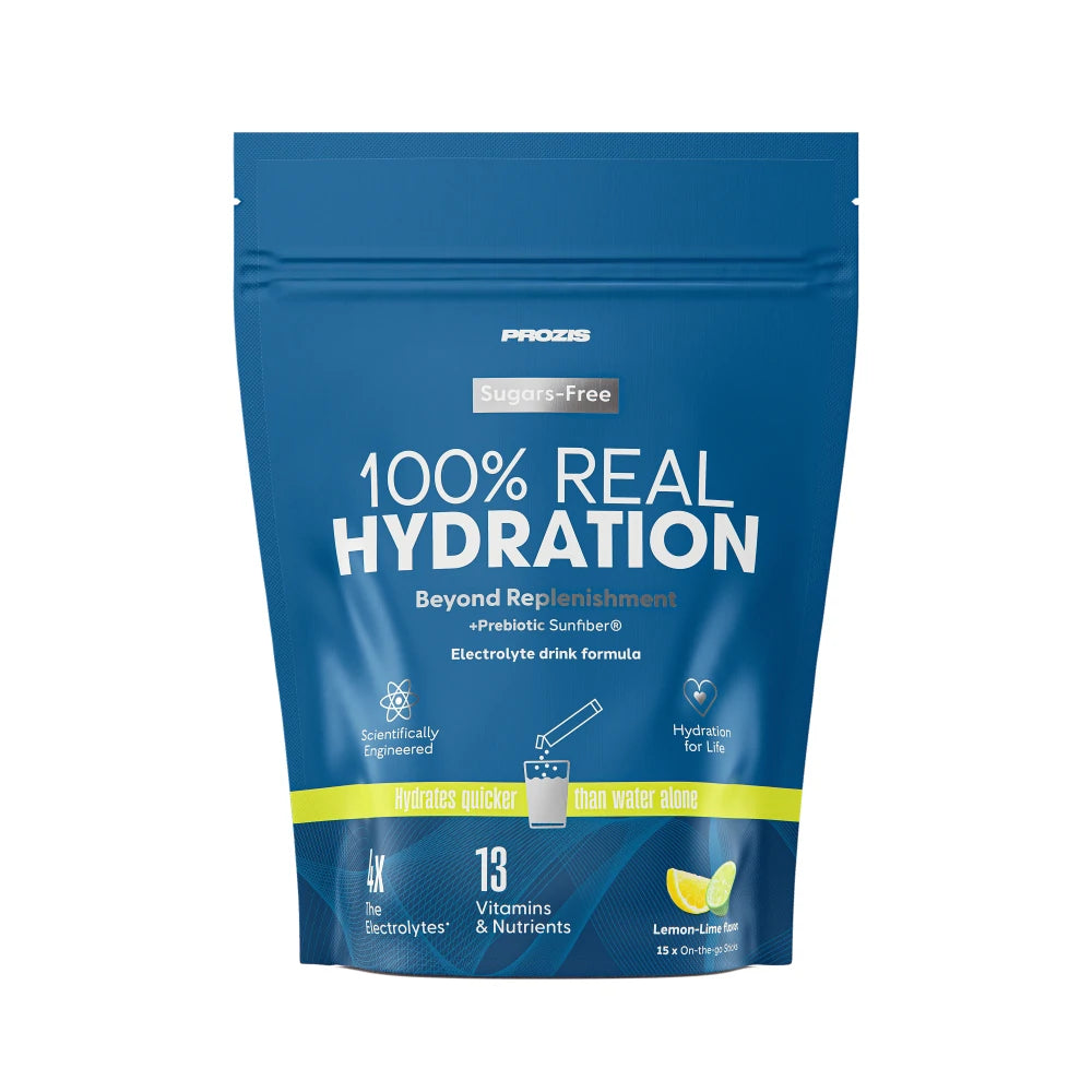 100% Real Hydration - Elettroliti in Polvere - Limone e Lime