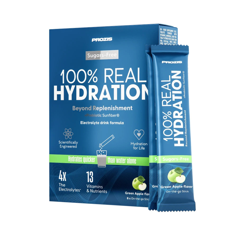 100% Real Hydration - Elettroliti in Polvere - Mela verde