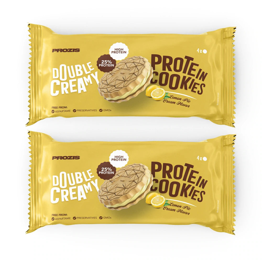 Double Creamy Protein Cookies - Lemon Pie
