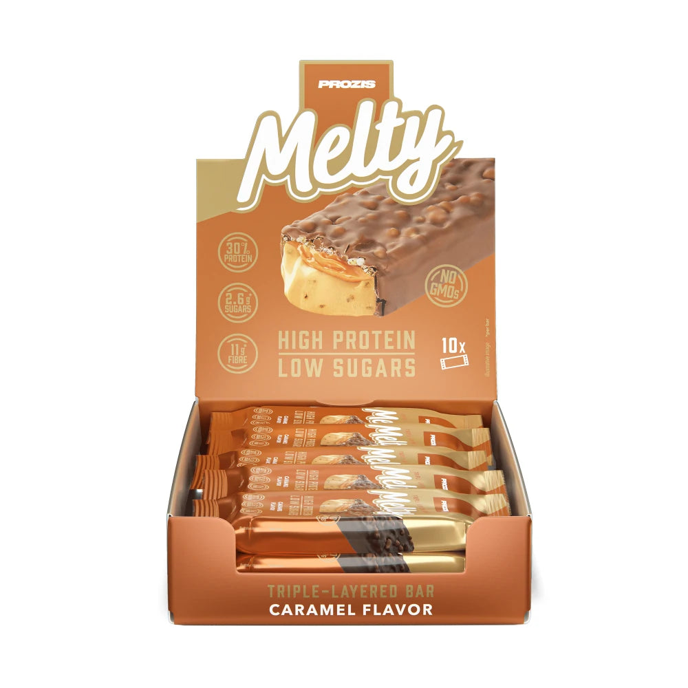 Melty - Barretta Proteica con Pochi Zuccheri - Caramello
