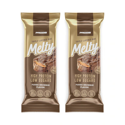 Melty - Barretta Proteica con Pochi Zuccheri - Fudge Brownie