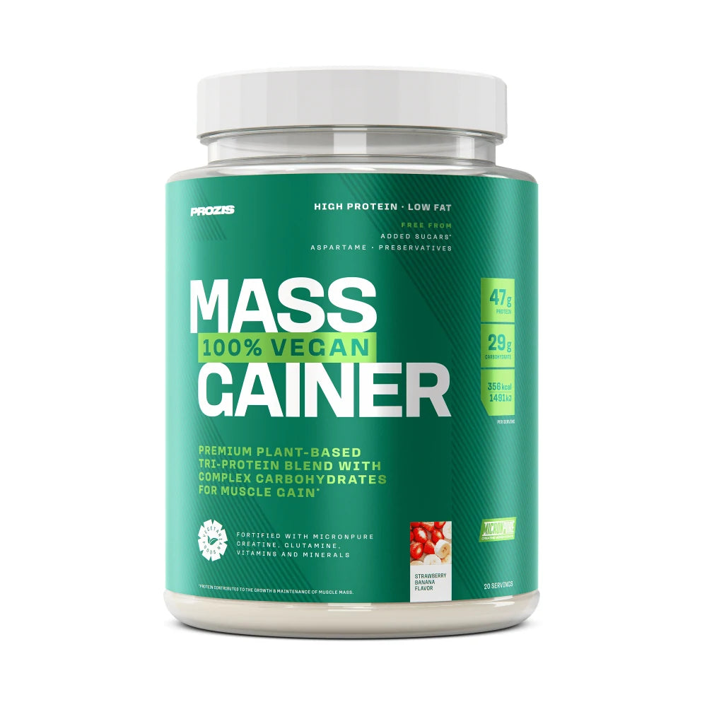 100% Vegan Mass Gainer - Fragola e Banana