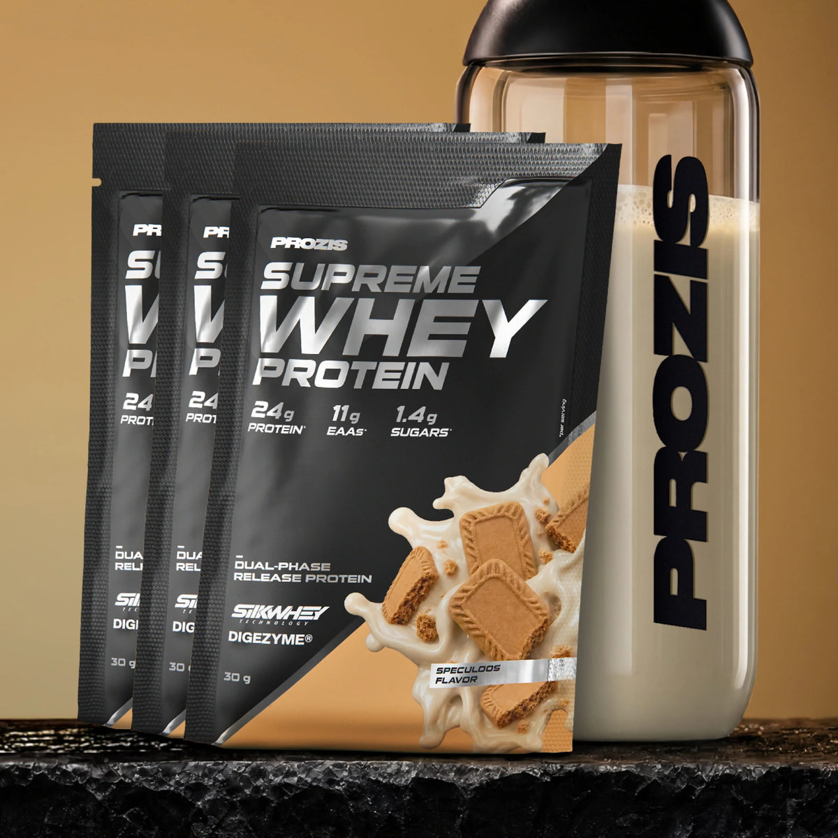 Supreme Whey Protein 3 x 30 g - Speculoos