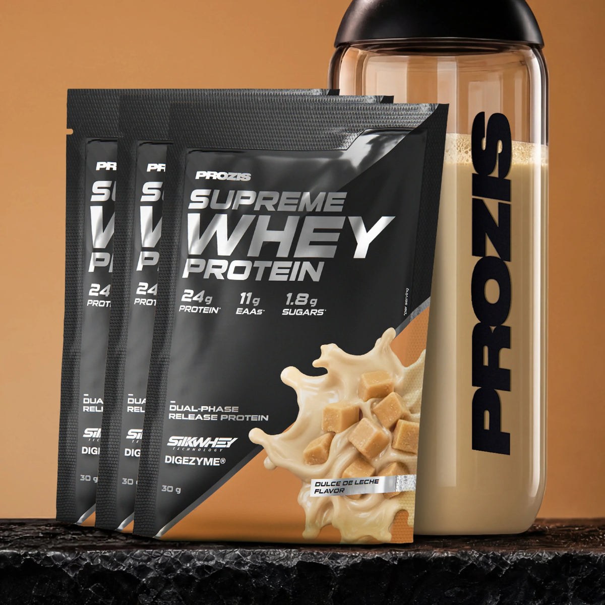 Supreme Whey Protein 3 x 30 g - Dulce de Leche