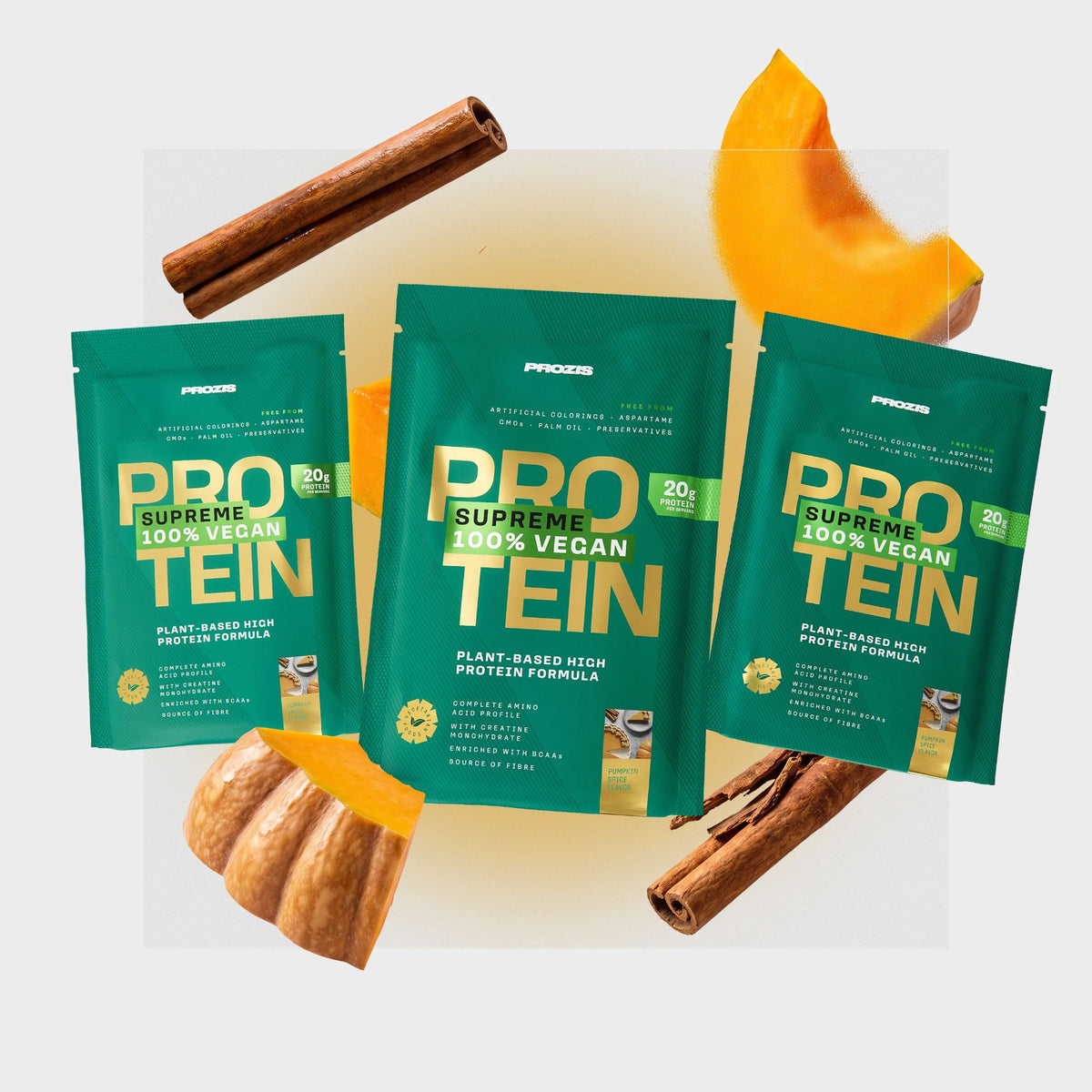 Supreme 100% Vegan Protein 3 x 25 g - Pumpkin Spice