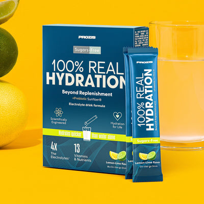 100% Real Hydration - Elettroliti in Polvere - Limone e Lime