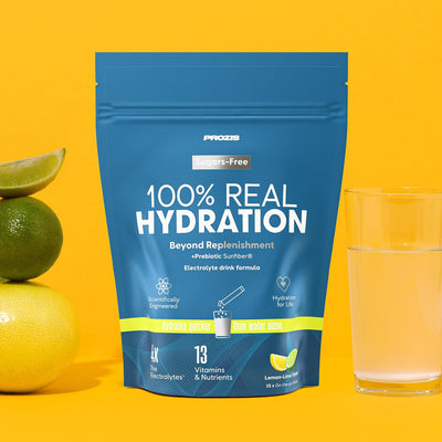 100% Real Hydration - Elettroliti in Polvere - Limone e Lime